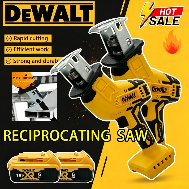 Power Tools Used - Dewalt Electric Saw 2800RPM Brushless Reciprocating