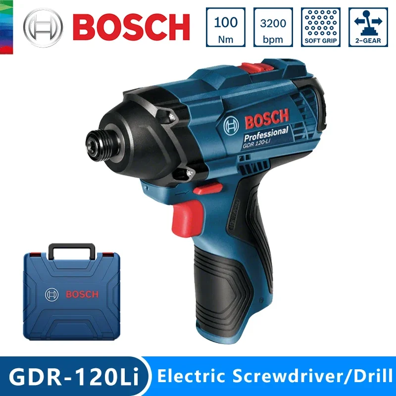 Power Tools Impact - Bosch Original GDR 120-LI Rechargeable Cordless