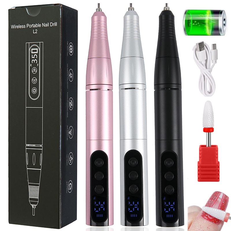 Power Tools Online - Wireless 35000RPM Nail Drill Pen USB