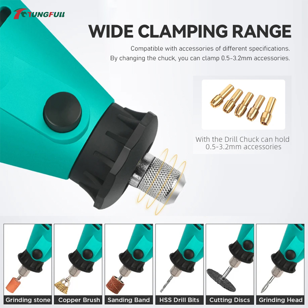 TUNGFULL Mini Electric Grinder - Power Tools Used recension och pris