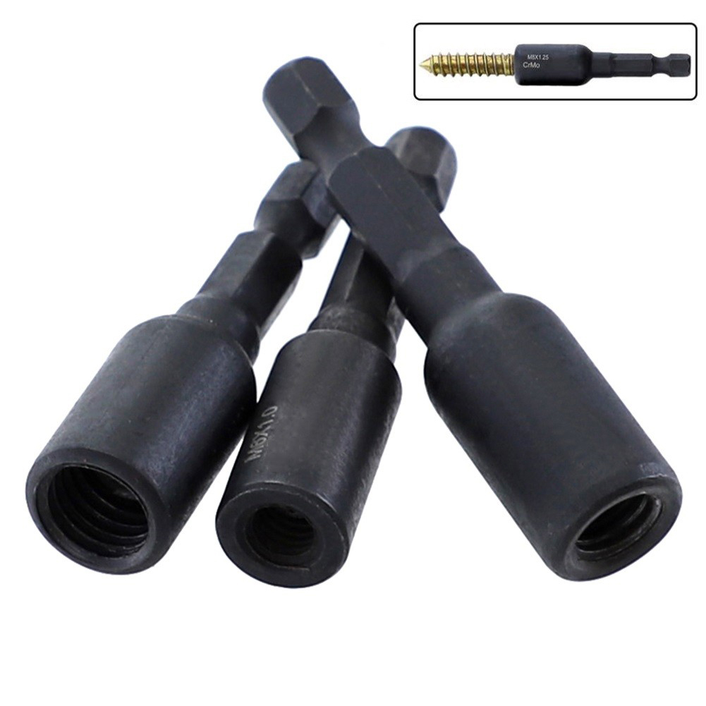 3Pcs Socket Adapter M6/M8/M10  - Power Tools Online recension och pris