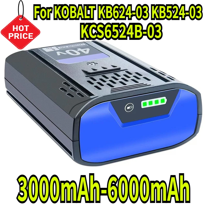 3000mAh-6000mAh For KOBALT 24V - Power Tools Kobalt recension och pris