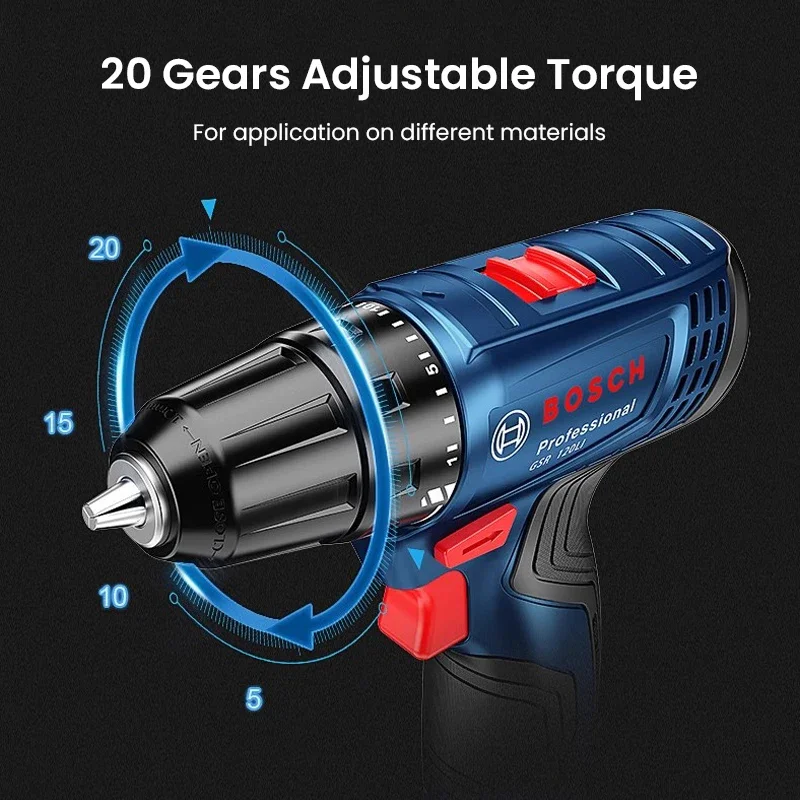 Bosch GSR120-LI Electric Drill - Power Tools Impact recension och pris