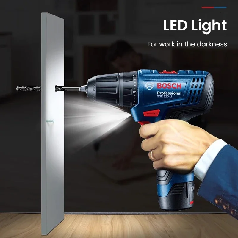 Bosch GSR120-LI Electric Drill - Power Tools Impact recension och pris