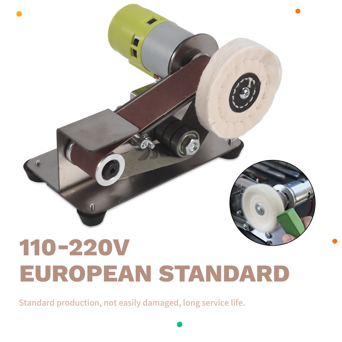 MALL EU Plug,Belt Sander,Adjus - Power Tools Mall recension och pris