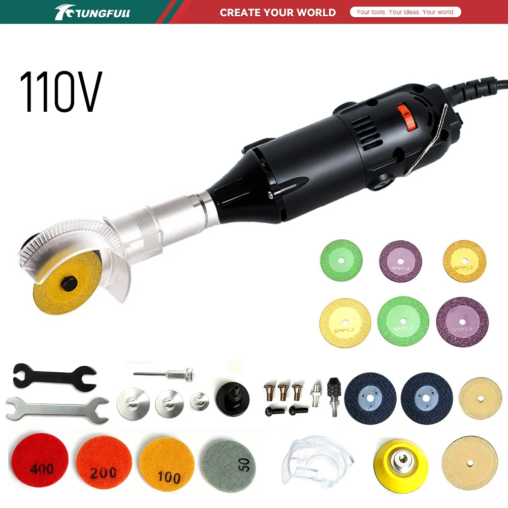 TUNGFULL 110V Mini Angle Grind - Power Tools Diy recension och pris
