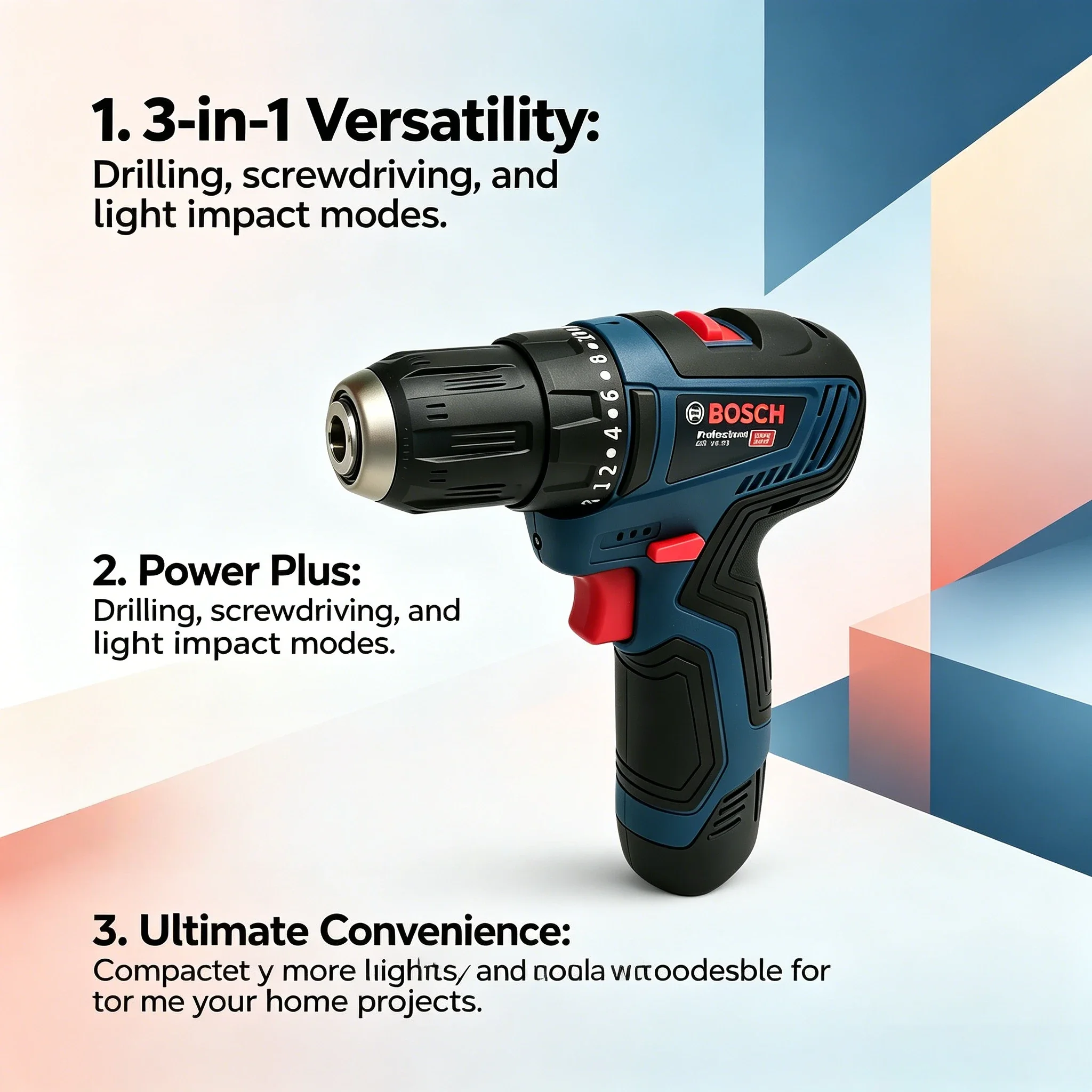 Bosch-GSB 12V-30 Professional  - Power Tools Used recension och pris