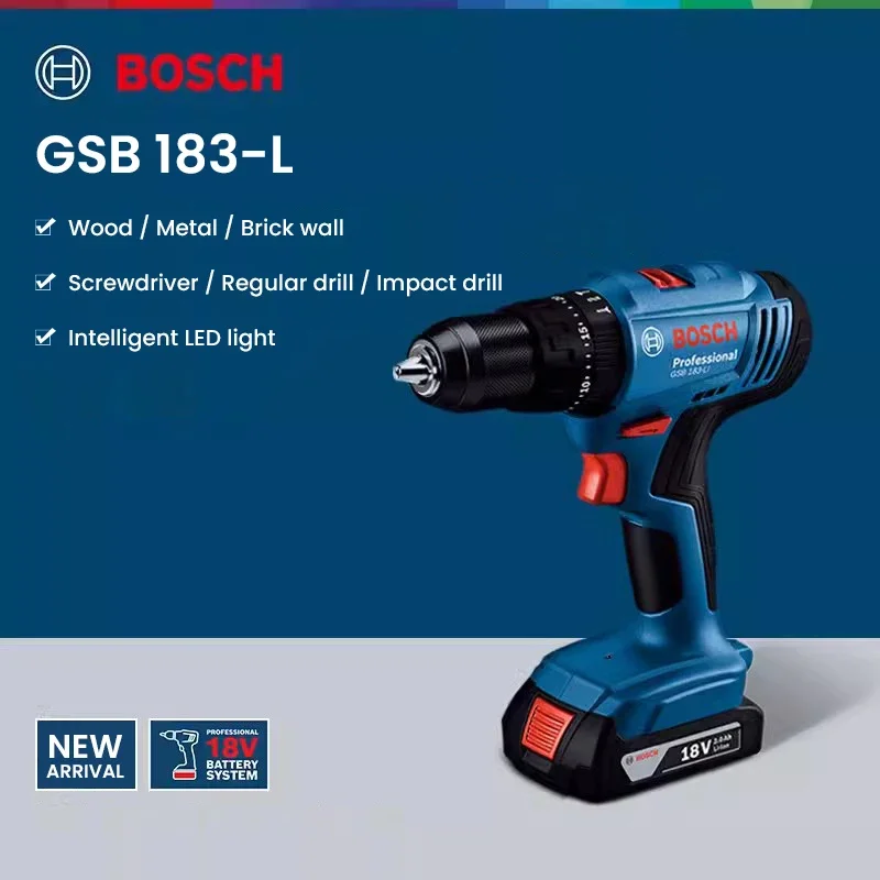 Bosch GSB183-LI Electric Drill - Power Tools Impact recension och pris